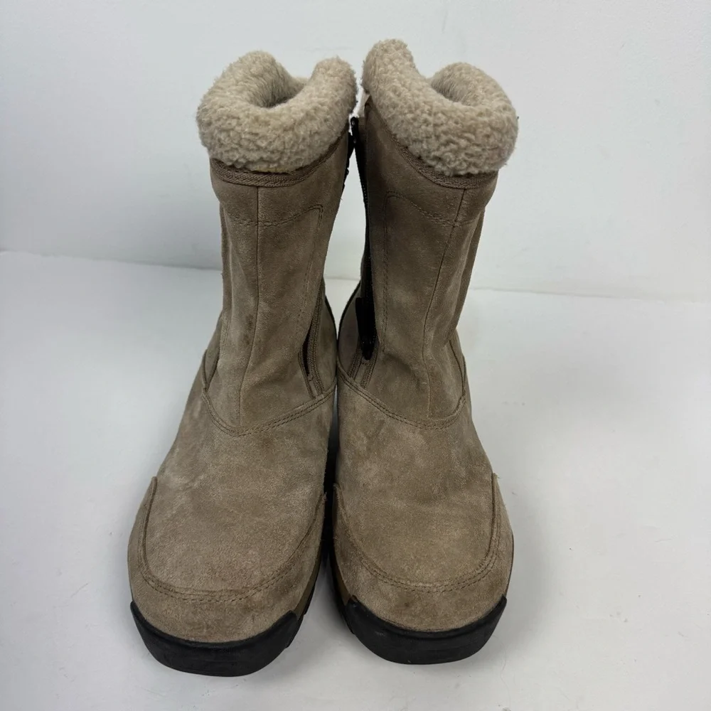 Sorel Waterfall Suede Leather Tan Winter Boots Waterproof Insulated Shoes